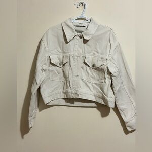 Zara Women's Beige Jean Jacket